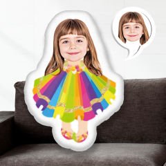 eJOYA Kişiye Özel Fotoğraflı Minik Gökkuşağı Yastık 115280