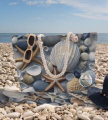 eJOYA 3’lü Plaj Seti ( Plaj Çantası & Havlu & Pareo) 116361