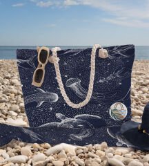 eJOYA 3’lü Plaj Seti ( Plaj Çantası & Havlu & Pareo) 116363