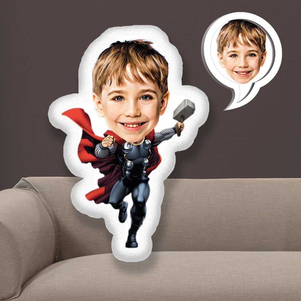 eJOYA Kişiye Özel Fotoğraflı Süper Kahraman Yastık 115531