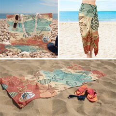 eJOYA 3’lü Plaj Seti ( Plaj Çantası & Havlu & Pareo) 116365