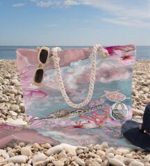 eJOYA 3’lü Plaj Seti ( Plaj Çantası & Havlu & Pareo) 116366