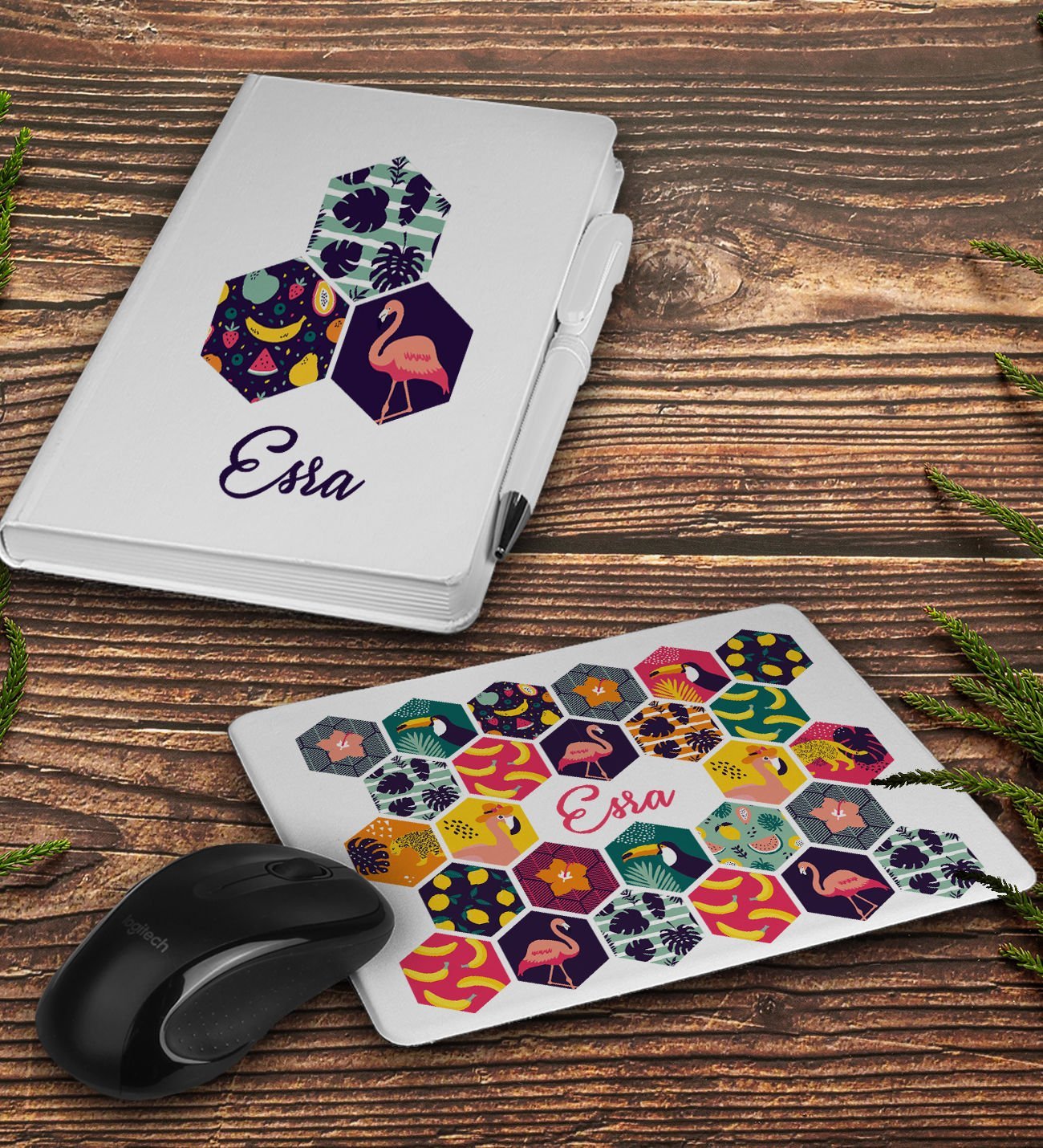 eJOYA Kişiye Özel Defter Kalem Ve Mousepad Ofis Hediye Seti 94404