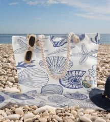 eJOYA 3’lü Plaj Seti ( Plaj Çantası & Havlu & Pareo) 116368