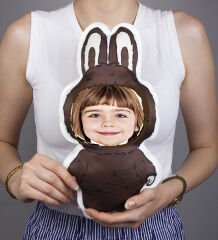eJOYA Kişiye Özel Fotoğraflı Labubu Kumaş Bebek Yastık 116122