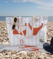 eJOYA 3’lü Plaj Seti ( Plaj Çantası & Havlu & Pareo) 116370