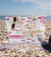 eJOYA 3’lü Plaj Seti ( Plaj Çantası & Havlu & Pareo) 116371