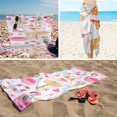 eJOYA 3’lü Plaj Seti ( Plaj Çantası & Havlu & Pareo) 116371