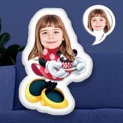 eJOYA Kişiye Özel Fotoğraflı Minnie Mouse Yastık 115283