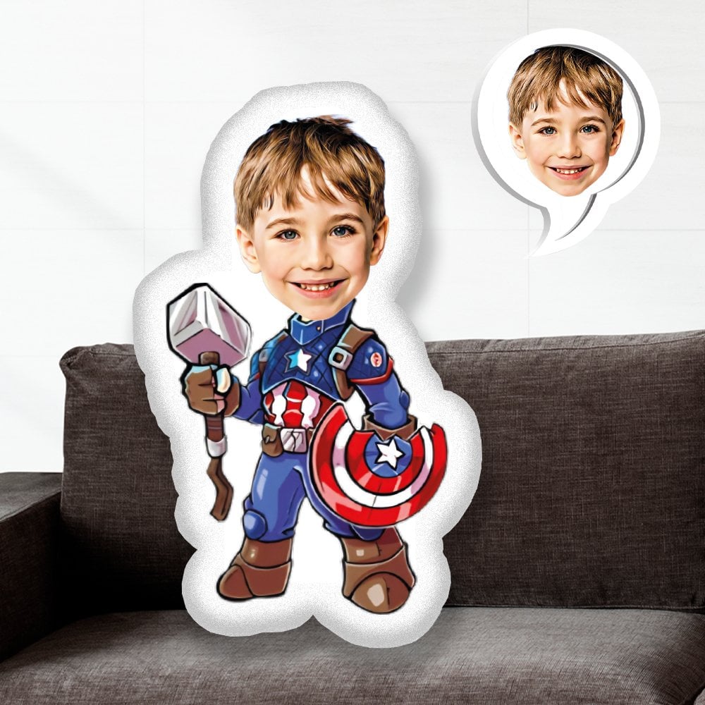 eJOYA Kişiye Özel Fotoğraflı Süper Kahraman Yastık 115533