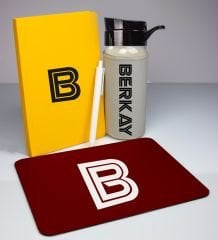 eJOYA Kişiye Özel Defter Kalem Matara Ve Mousepad Ofis Hediye Seti 94415