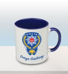 eJOYA Kişiye Özel Polis Temalı Kupa Bardak 82303