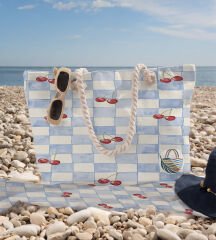 eJOYA 3’lü Plaj Seti ( Plaj Çantası & Havlu & Pareo) 116376