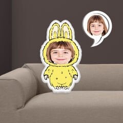 eJOYA Kişiye Özel Fotoğraflı Lububu Kumaş Bebek Yastık 116126