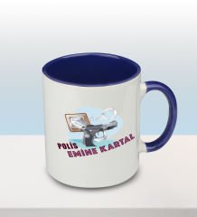 eJOYA Kişiye Özel Polis Temalı Kupa Bardak 82307