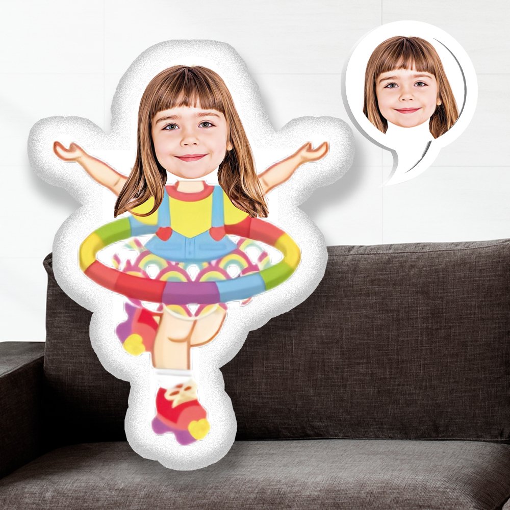 eJOYA Kişiye Özel Fotoğraflı Minik Patenci Yastık 115285
