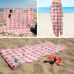 eJOYA 3’lü Plaj Seti ( Plaj Çantası & Havlu & Pareo) 116380