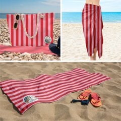 eJOYA 3’lü Plaj Seti ( Plaj Çantası & Havlu & Pareo) 116381