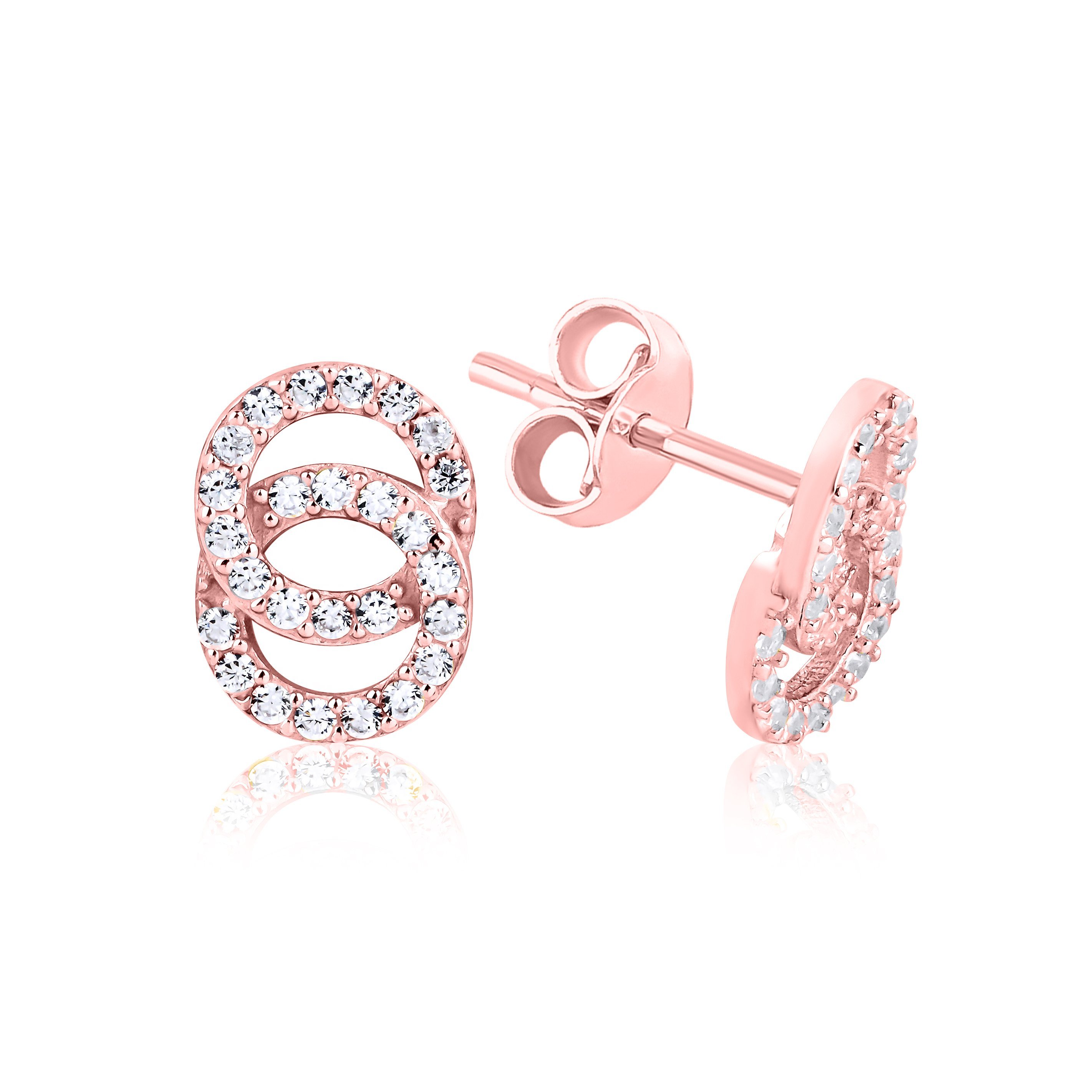 eJOYA Rose Altın Sonsuzluk Küpe 114651