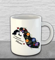 eJOYA Kişiye Özel Anneler Günü Temalı Kupa Bardak 82542