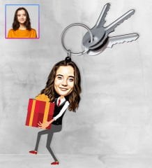 eJOYA Kişiye Özel Karikatür Tasarım Anahtarlık 97291