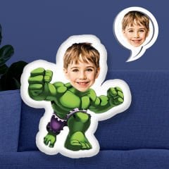 eJOYA Kişiye Özel Fotoğraflı  Yeşil Dev Hulk Yastık 115538