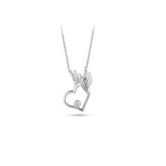 eJOYA Kalbimdeki Melek Gümüş Kolye 116392