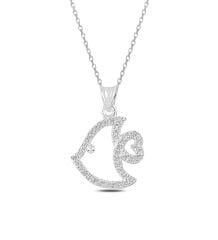 eJOYA Balık Gümüş Kolye 82856