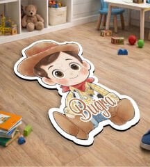 eJOYA Kişiye Özel Kovboy Tasarımlı Puzzle Keçe Halı 116396