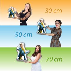 eJOYA Kişiye Özel Fotoğraflı Renkli Barbie Yastık 116133