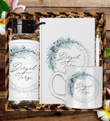 eJOYA Kişiye Özel Tasarım Defter Kalem Matara Ve Kupa Hediye Seti 104951