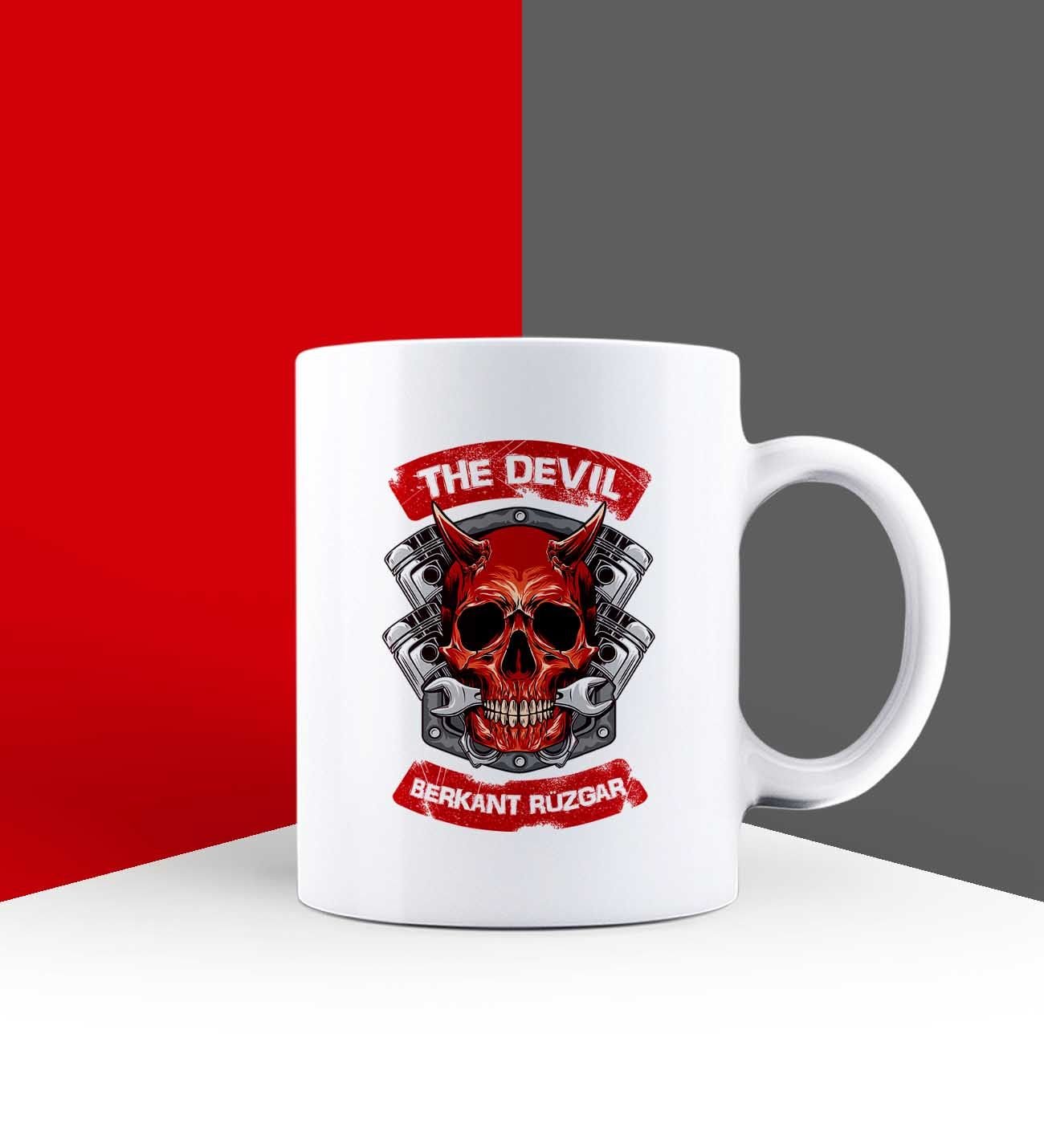 eJOYA Kişiye Özel Devil Kupa Bardak 85700
