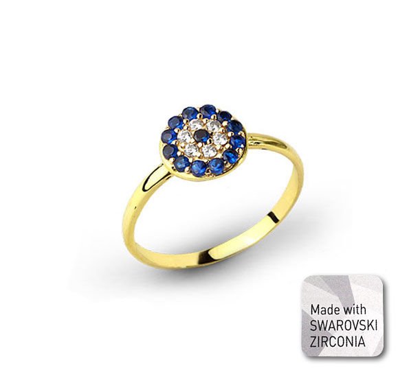 eJOYA Swarovski Nazar Göz Yüzük 73734