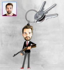 eJOYA Kişiye Özel Karikatür Tasarım Anahtarlık 97314