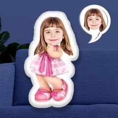 eJOYA Kişiye Özel Fotoğraflı Minik Barby Yastık 115295