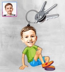 eJOYA Kişiye Özel Karikatür Tasarım Anahtarlık 97331