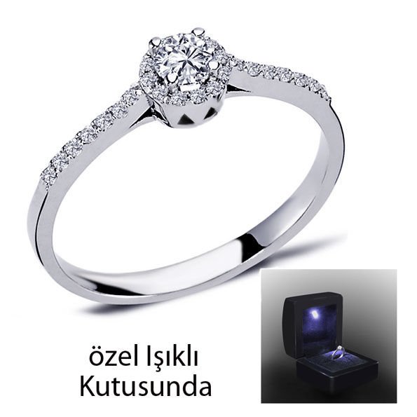 eJOYA 0,28 ct Tektaş Pırlanta Yüzük 74063