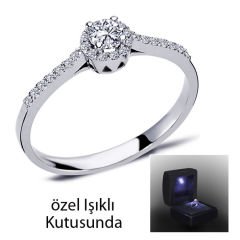 eJOYA 0,28 ct Tektaş Pırlanta Yüzük 74063