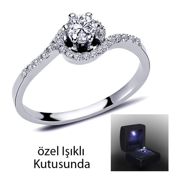 eJOYA 0,38 ct Tektaş Pırlanta Yüzük 74064