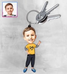 eJOYA Kişiye Özel Karikatür Tasarım Anahtarlık 97333