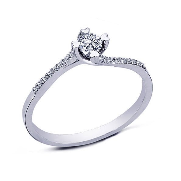 eJOYA 0,22 ct Tektaş Pırlanta Yüzük 74072