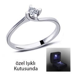 eJOYA 0,14 ct Tektaş Pırlanta Yüzük 74076