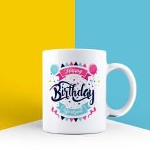 eJOYA Kişiye Özel Happy Birthday Kupa Bardak 85732