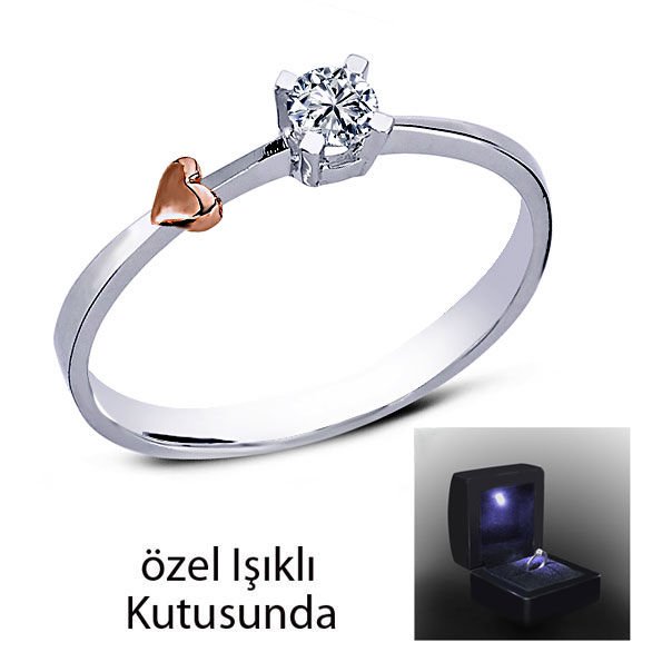 eJOYA 0,12 ct Tektaş Pırlanta Yüzük 74082