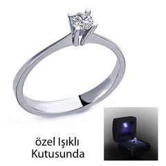 eJOYA 0,13 ct Tektaş Pırlanta Yüzük 74084