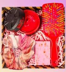 eJOYA Saç Şekillendirici Renkli Wax & Doğal Sabun & Toka & Saç Fırçası Kozmetik Kozmetik Hediye Kutusu 110893