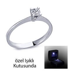 eJOYA 0,17 ct Tektaş Pırlanta Yüzük 74086