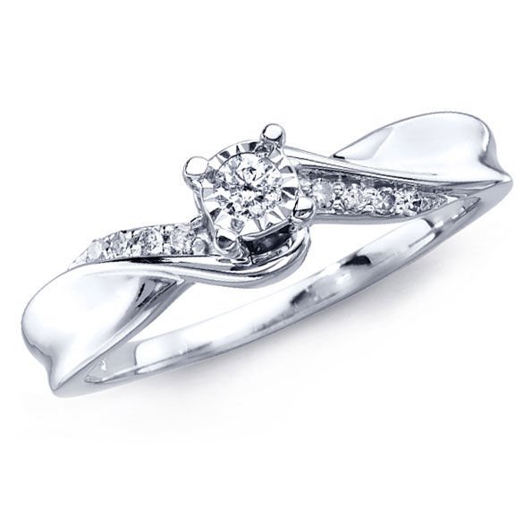 eJOYA 0,12 ct Pırlanta Tektaş Yüzük 74097