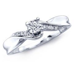 eJOYA 0,12 ct Pırlanta Tektaş Yüzük 74097