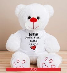eJOYA Kişiye Özel Mesajlı Sevimli Peluş Ayıcık 45 cm 81866